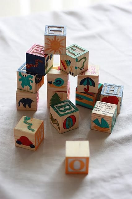 Baby Shower Blessing Blocks