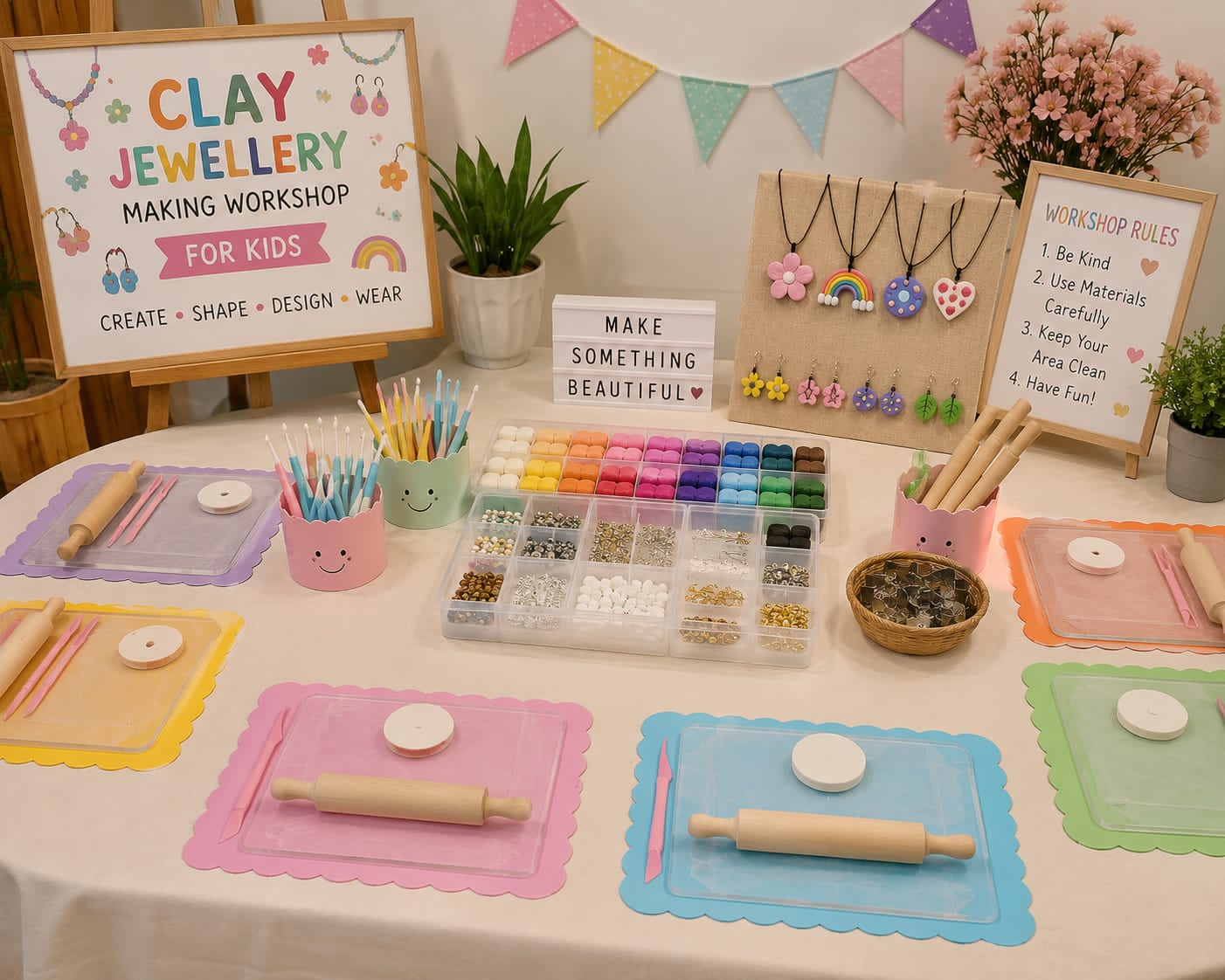 Clay Jewellery Making