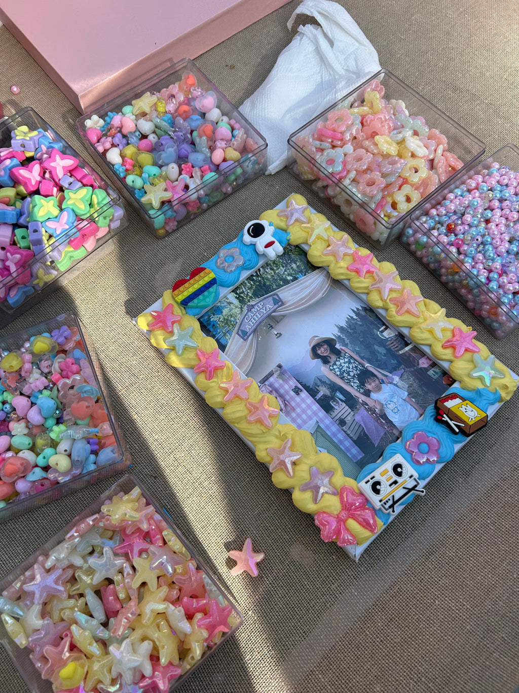 Frosting on Photo Frame