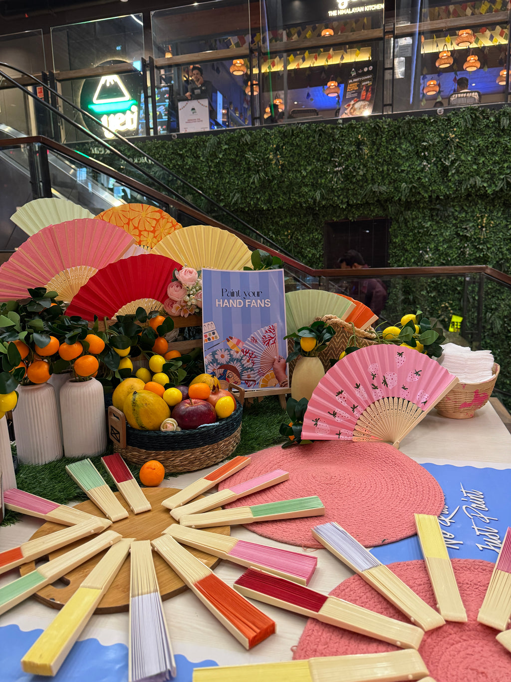 Hand Fan Painting