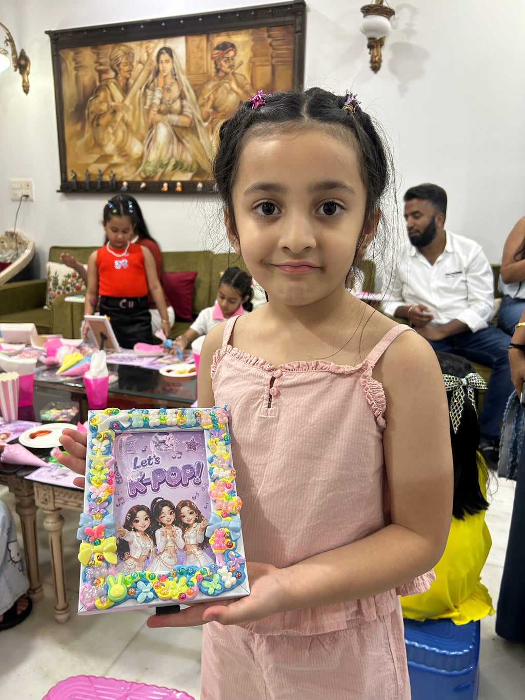 Frosting on Photo Frame