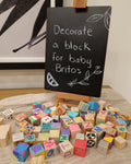 Baby Shower Blessing Blocks