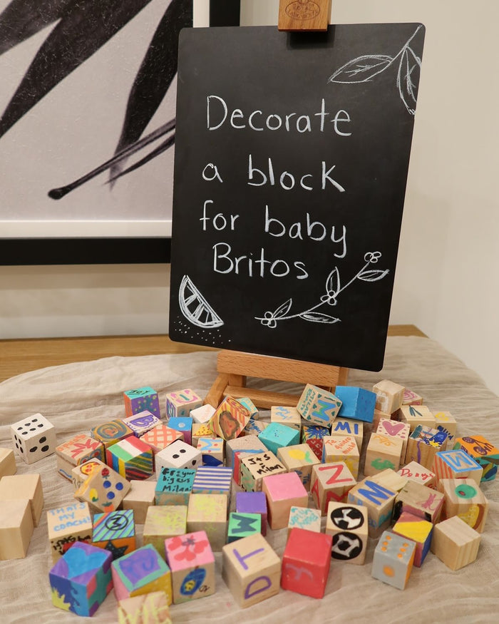 Baby Shower Blessing Blocks