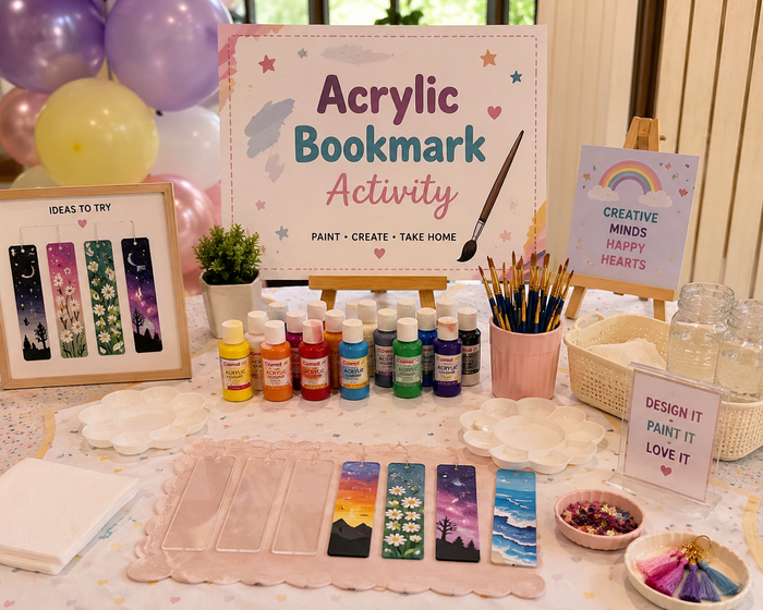 Acrylic Bookmark Station