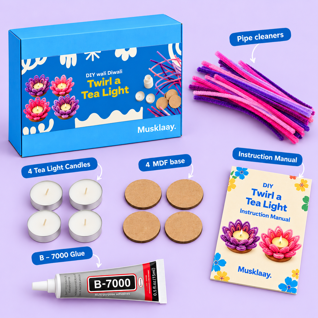 Pipe Cleaner Flower (Tea Light Holder) Kit